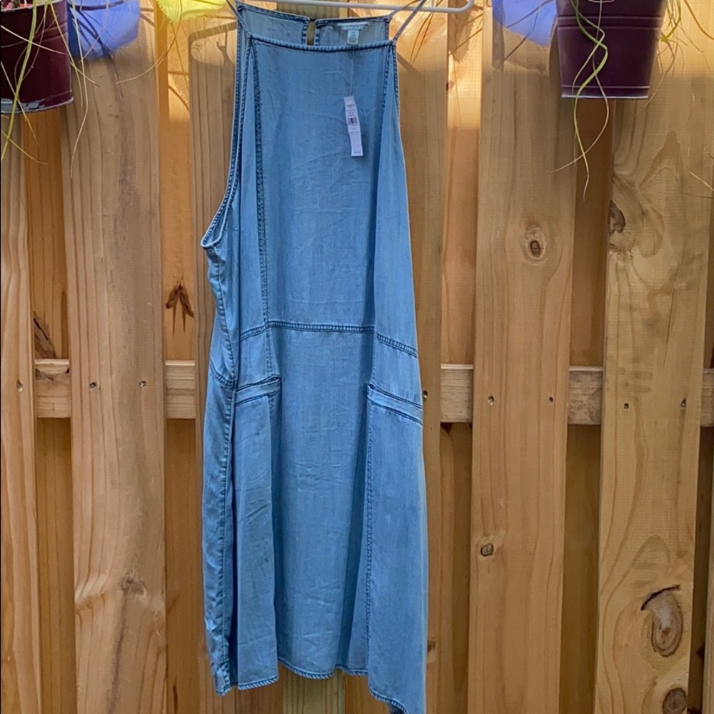 Cotton super soft chambray like summer dress